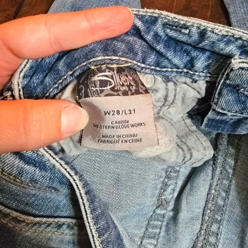 Silver jean